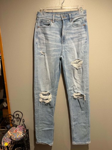 American eagle distressed mom - distressed,
