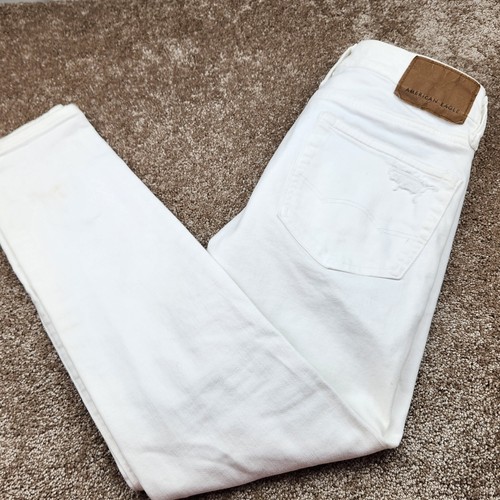 American eagle white ripped - american,