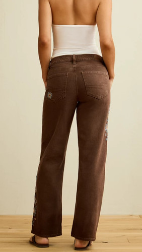 High waisted stovepipe jean - stovepipe,